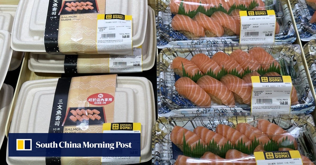现在香港实施塑料禁令，在香港挑选寿司可能更像是一场彩票